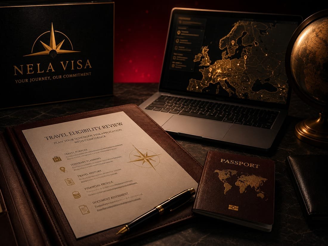 Schengen visa application review — detailed consistency check before submission